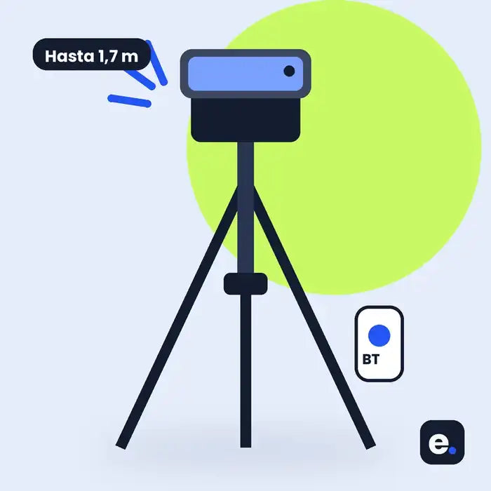 Trípode Extensible 1,7 m con Control Bluetooth