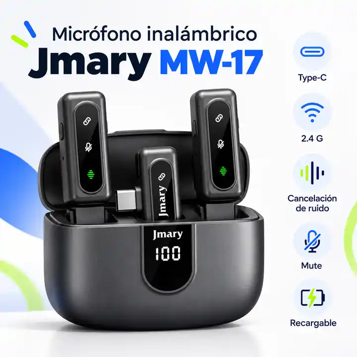 Jmary MW-17 micrófono inalámbrico - características