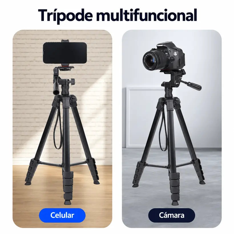 Trípode multifuncional KP-2209 para celular y cámara